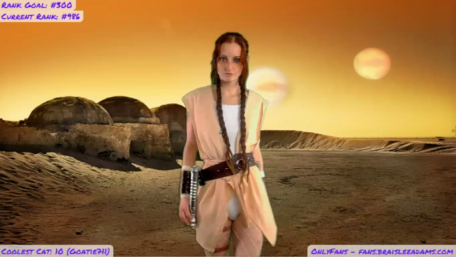 Jedi Knightess BraisleeAdams’ Allure Is The Path To The Sexy Side