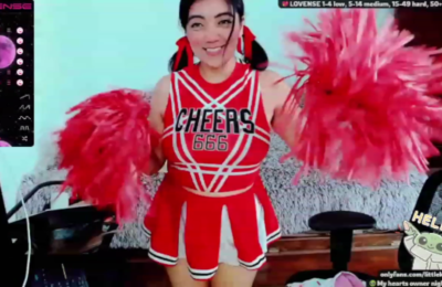 CuteCumSlut’s Magical And Sexy Cheerleader Practice