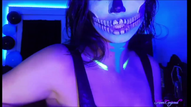 MoonConjured Skull-tastic Blacklight Halloween Dance