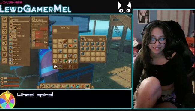 Lewdgamermel Has Everything She Needs To Build A Raft