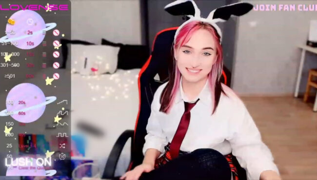 Cute Bunny Sunny_xoxo Hops In Front Of The Camera With A Special Guest