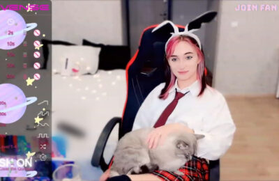 Cute Bunny Sunny_xoxo Hops In Front Of The Camera With A Special Guest