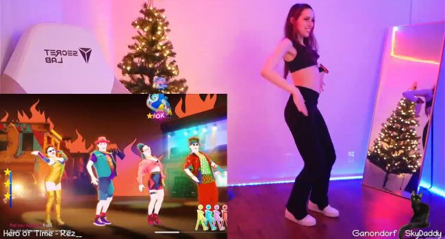 Dashy Lights It Up Like Dynamite In Just Dance