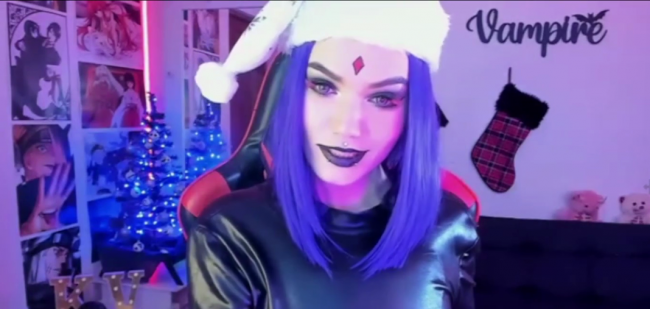 Raven Kimmy_Vampire Gets Into The Christmas Spirit Realm