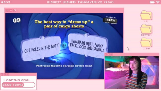LilKittenLuna Gets The Party Started With Jackbox Party Pack Games