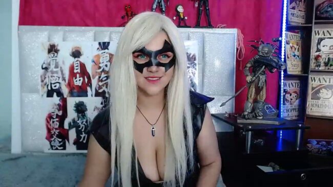 Cristin_blue Is Ready For Some Prowling As The Black Cat