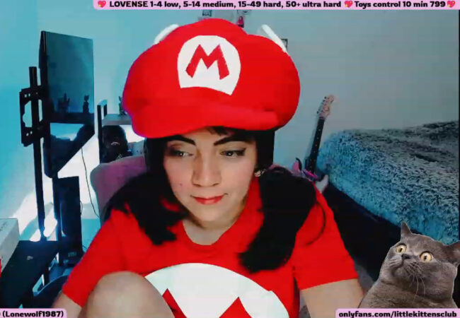 CuteCumSlut Celebrates Mario Day