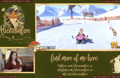 Aliceisonfire Zooms Her Way In Mario Kart