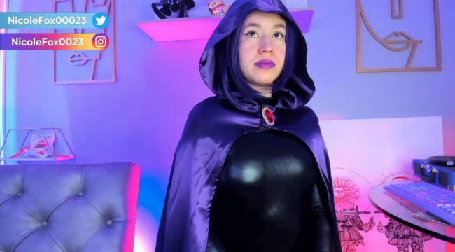 NicoleFox23 Becomes Part Of The Teen Titans As Raven