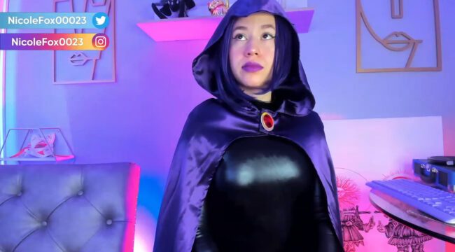 NicoleFox23 Becomes Part Of The Teen Titans As Raven