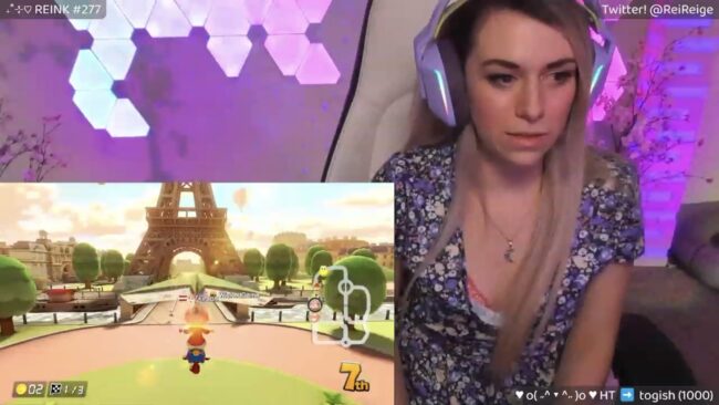 Reige Zooms Her Way Through Mario Kart
