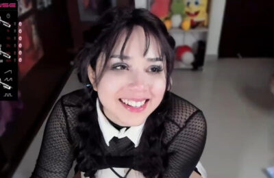 Emili_cute Serves Up An Altogether Ooky Show As Wednesday Addams