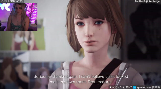 Reige Finds Out That Life Is Strange