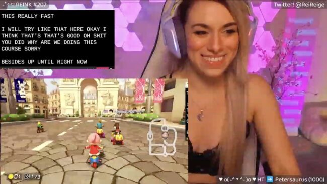 Reige Zooms Past The Competition In Mario Kart