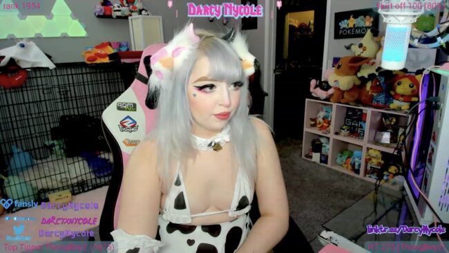 DarcyNycole Has A Legen-dairy Cow Fit