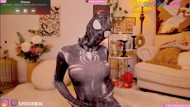 Korra Swings Into Her Symbiote Suit