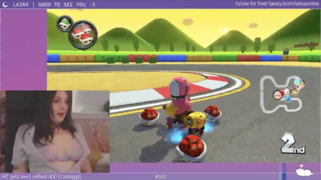 Lainx Gets The Mario Kart Zoomies