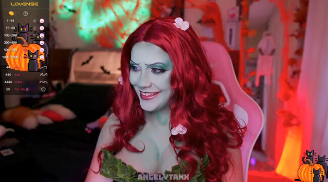 Angelytaxx Looks Divine As Poison Ivy
