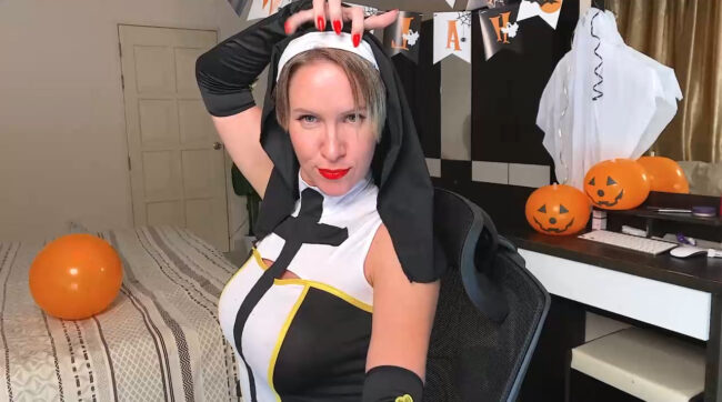 Hotkatness Serves Up A Sinfully Sexy Nun Show