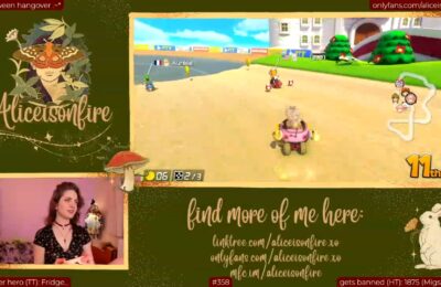 Aliceisonfire Races Across The Finish Line In Mario Kart