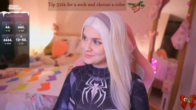 Angelytaxx Swings Into Her Black Spidey Suit