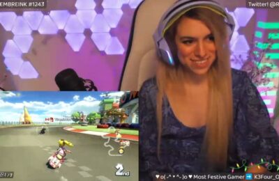 Reige Races Her Way Through Mario Kart