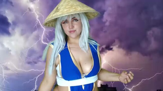 Cristin_blue Is The Goddess Of Thunder
