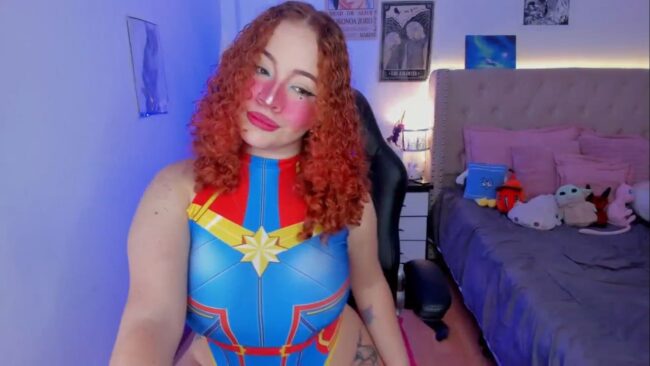 Tattiana_love Is Here To Save The Day As Captain Marvel