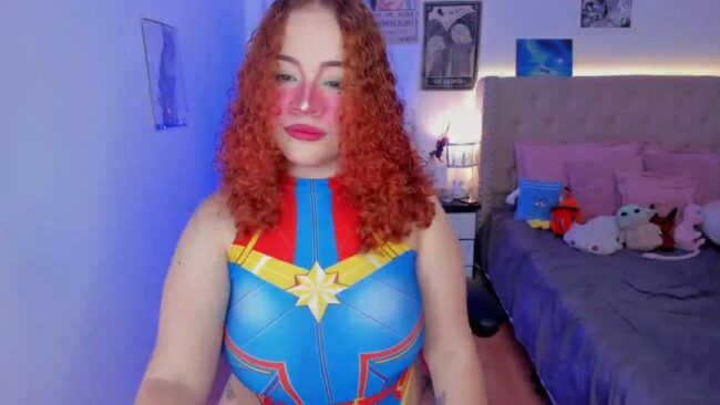 Tattiana_love Is Here To Save The Day As Captain Marvel