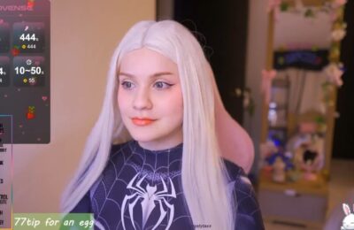 Angelytaxx Looks Ready To Save The Day In Her Symbiote Suit