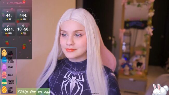 Angelytaxx Looks Ready To Save The Day In Her Symbiote Suit