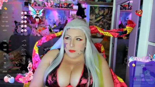 Canndy_hott Lets Out Her Inner Demon With A Daki Cosplay Show