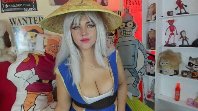 Cristin_blue Looks Ready To Fight As Raiden