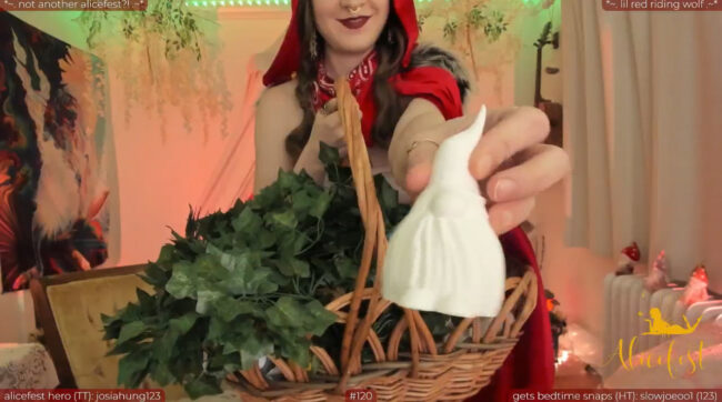 Aliceisonfire's Lil' Red Riding Wolf Has A Basket Full Of Goodies