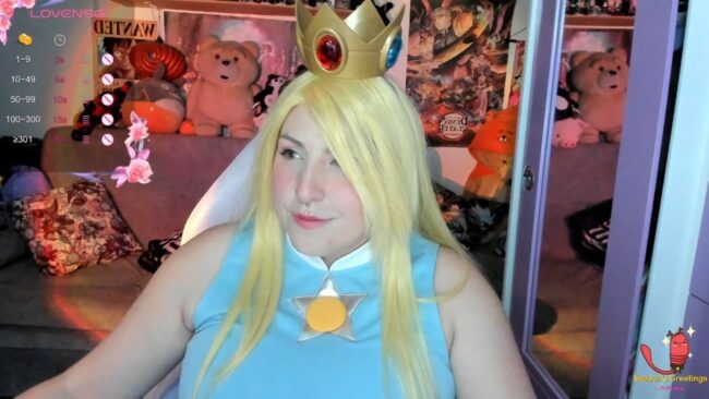 Canndy_hott Shows Off Her Otherworldly Rosalina Cosplay