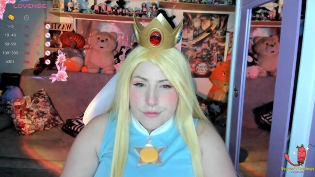 Canndy_hott Shows Off Her Otherworldly Rosalina Cosplay