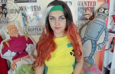 Cristin_blue Joins The X-Men In Colorful Style