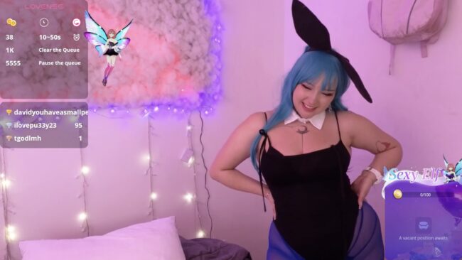 Kurochan420 Looks Kawaii As Bunny Bulma