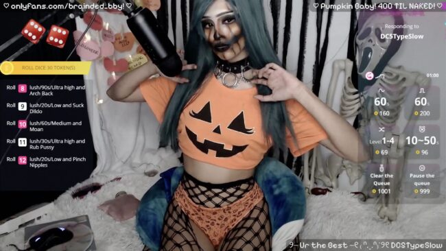 Braindedbby Becomes A Pumpkin