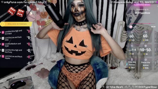 Braindedbby Becomes A Pumpkin