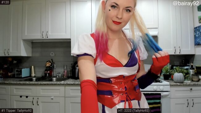 BaileyRayne Transforms Into Harley Quinn