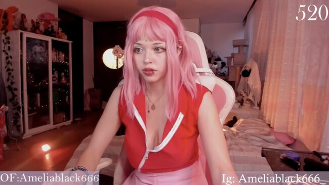 Leamelie Transforms Into Sakura Haruno