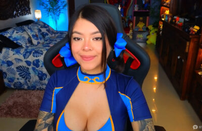 AmbarEvans Is One Cute And Colorful Chun-Li