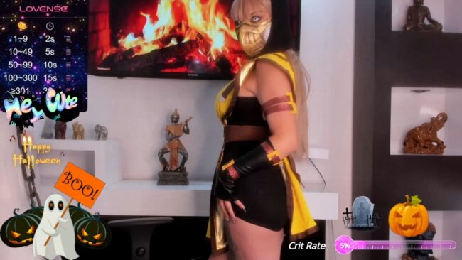 Lila_as Looks Ready To Kick Some Ass As Scorpion