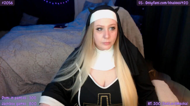 Khaleesi420 Is A Simply Divine Nun