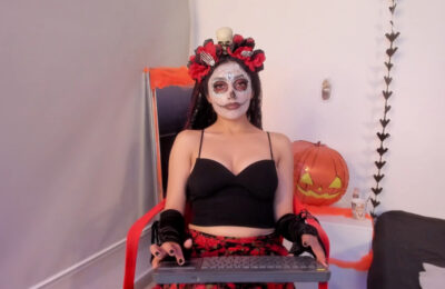 A Sugar Skull Style Halloween With Babyrasta666