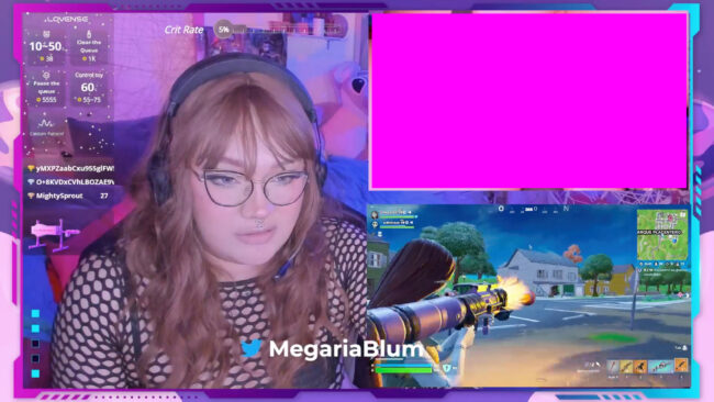 A Fortnite Session With Megaria_Blum