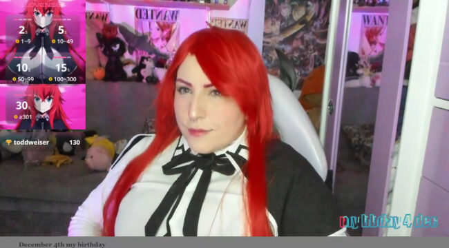 Canndy_New's Stunning Rias Gremory Cosplay Show