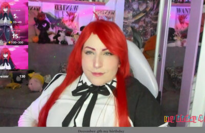 Canndy_New's Stunning Rias Gremory Cosplay Show