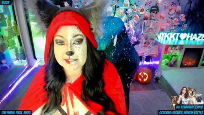 Nikki_Haze Is One Lovely Little Red Riding Wolf